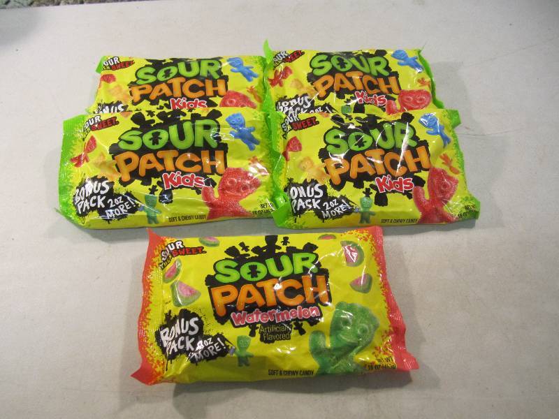 Mix Lot of 4 Bags of Sour Patch Kid...