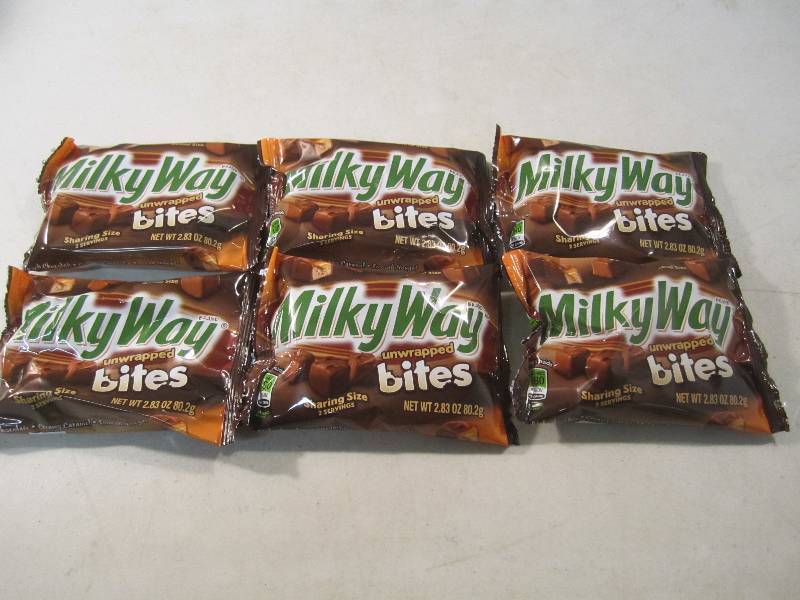 Lot of 6 Bags Milky Way Bites Shari...