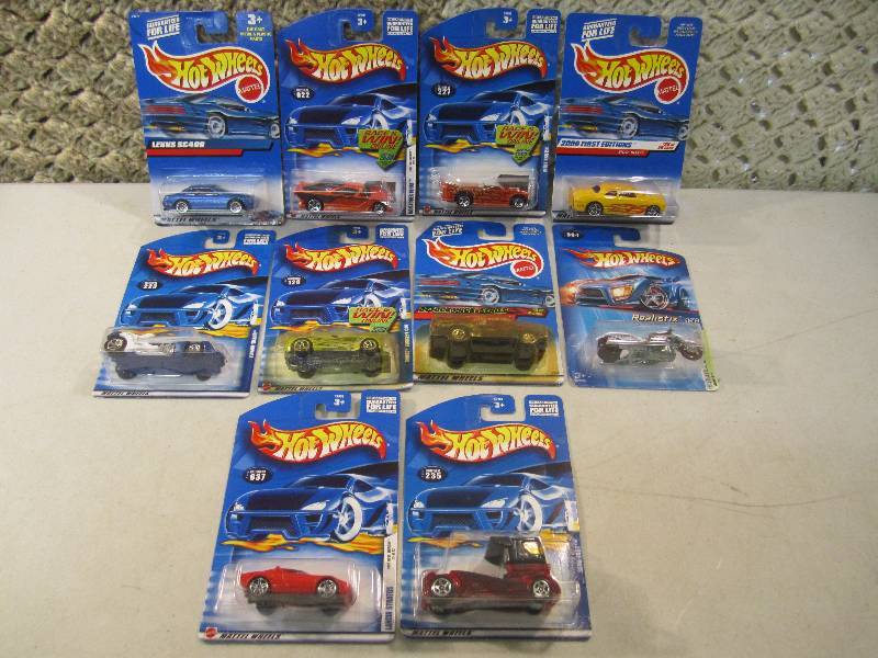 Lot of 10 Hot Wheels New in package...