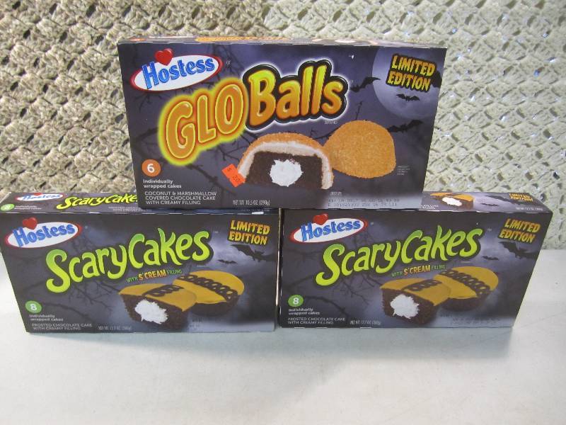 Mixed Lot of 3 Hostess 2 Scary Cake...