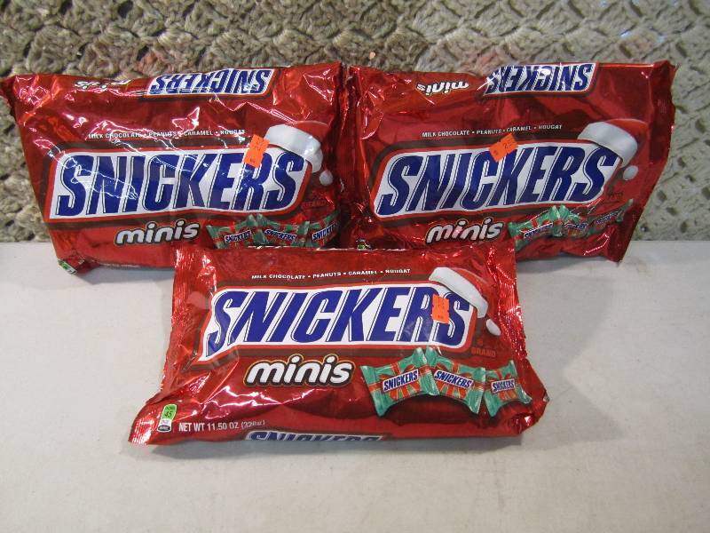 Lot of 3 Bags Snickers Minis Best b...