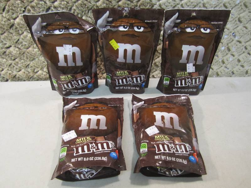 Lot of 5 Bags Milk Chocolate M&Ms ...