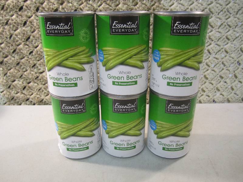 Lot of 6 Cans Whole Green Beans Bes...