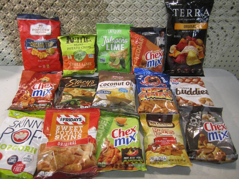 Mixed Lot of 15 Bags Various Chips ...
