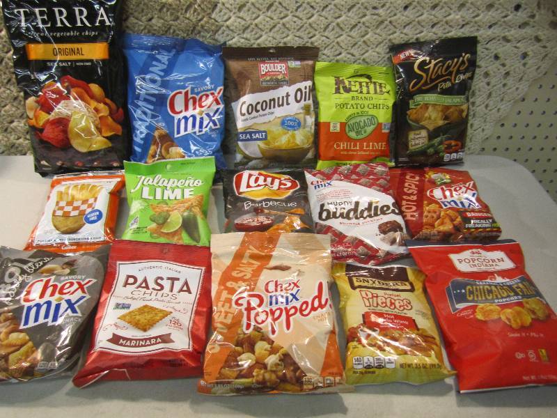 Mixed Lot of 15 Bags Various Chips ...