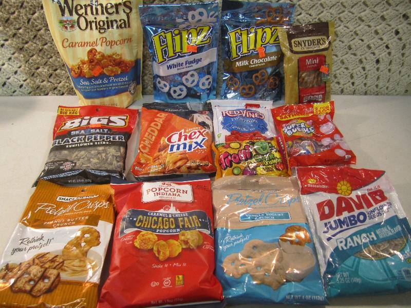 Mixed Lot of Misc Bags of Snacks Se...