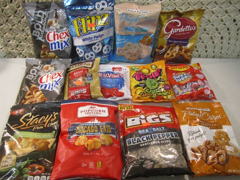 Mixed Lot of Misc Bags of Snacks Se...