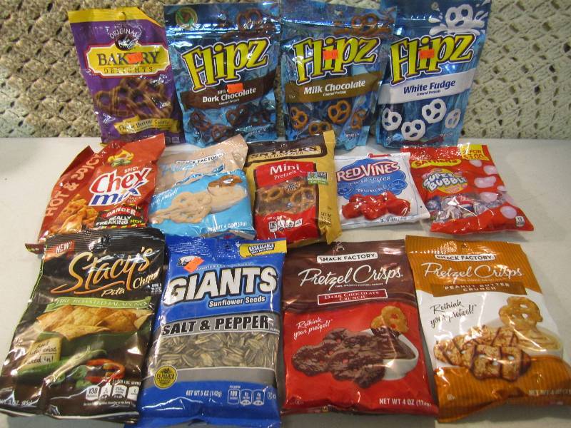 Mixed Lot of Misc Bags of Snacks Se...