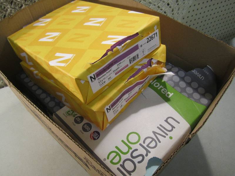 Box of 9 Reams 8.5 x 11 Colored C...