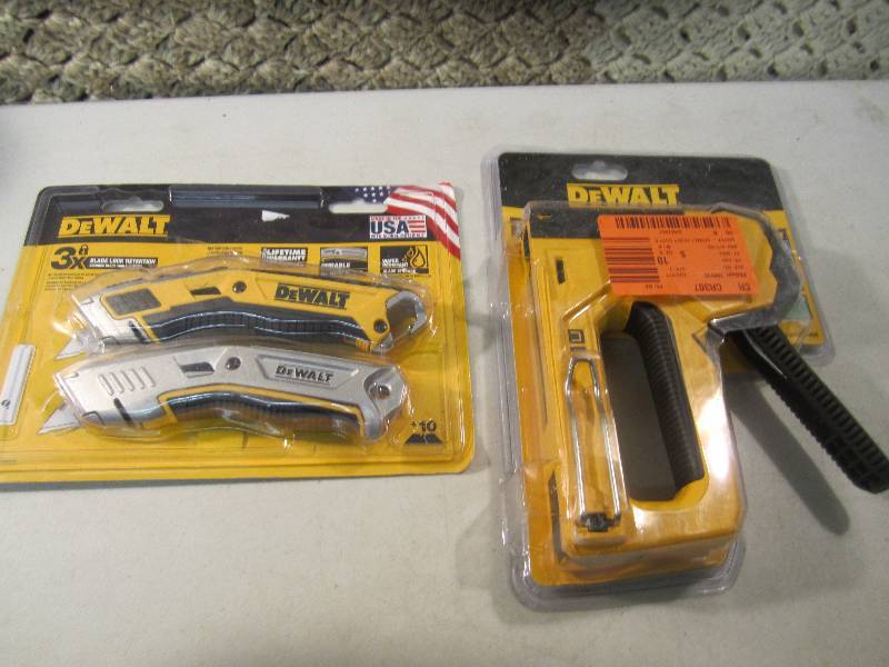 Dewalt 2-In-1 TackerNailer and 2 p...