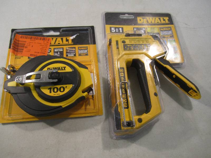 Lot of 2 Dewalt 5-In-1 Tacker Open...