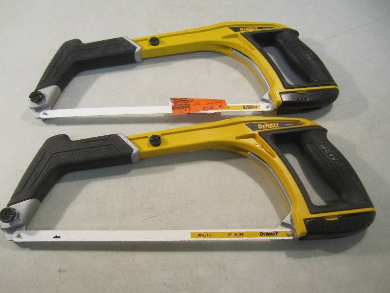 Lot of 2 Dewalt Hacksaws  EW1...