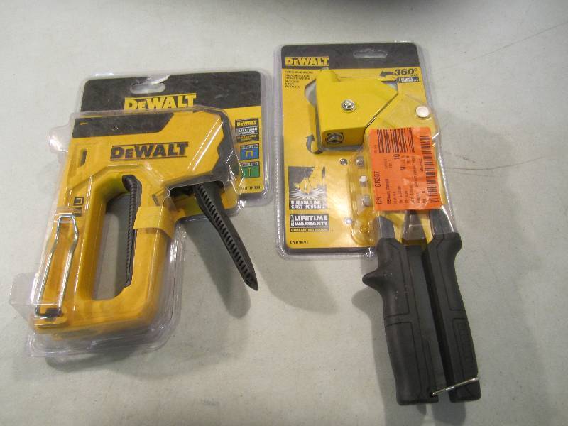 Lot of 2 Dewalt 2-In-1 TackerNaile...