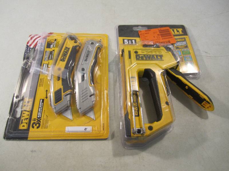 Lot of 2 Dewalt 5-In-1 Multi Tacker...
