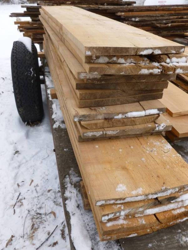 lot 5 image: Rough Cut Oak Boards