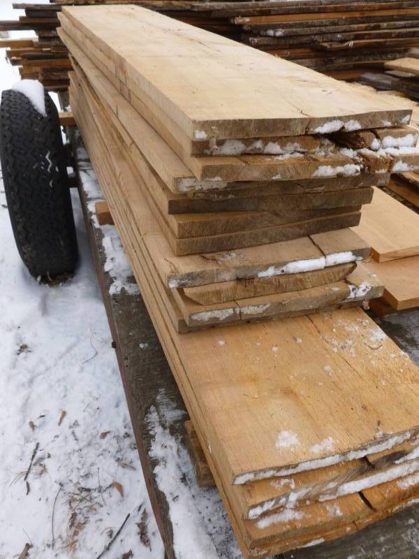 lot 7 image: Rough Cut Oak Boards