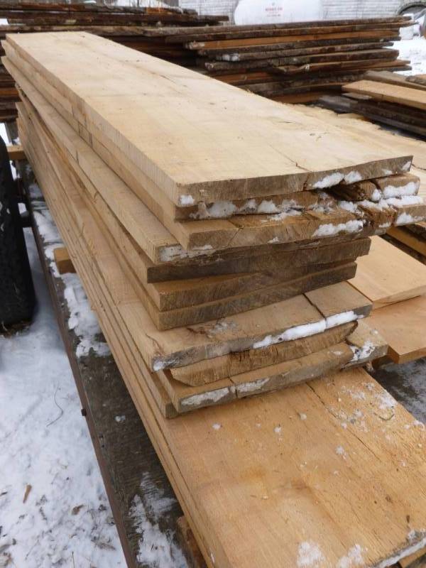 lot 8 image: Rough Cut Oak Boards