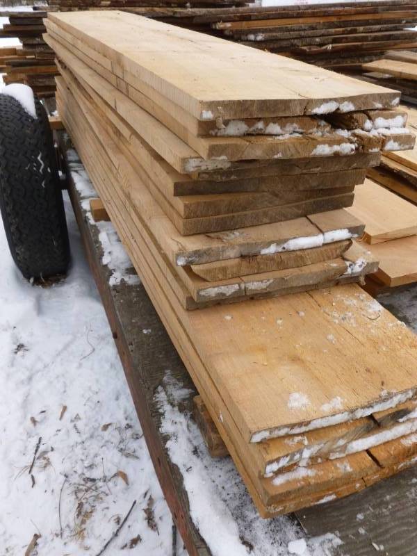 lot 9 image: Rough Cut Oak Boards