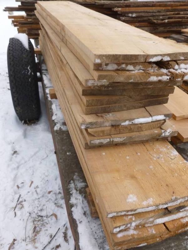 lot 10 image: Rough Cut Oak Boards