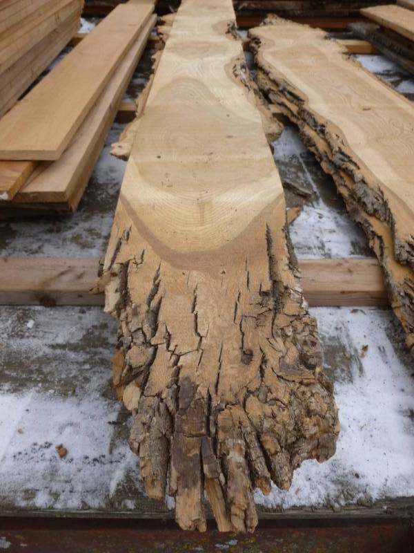 lot 12 image: Rough Cut Oak Boards