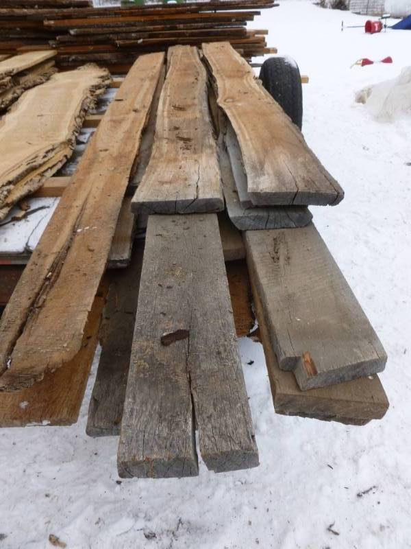 lot 15 image: Rough Cut Oak Boards