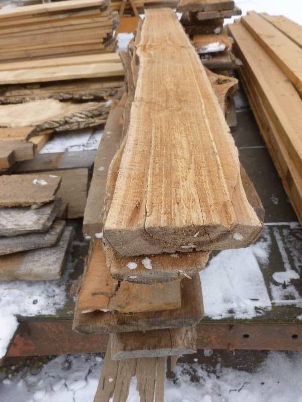 lot 21 image: Rough Cut Oak Boards