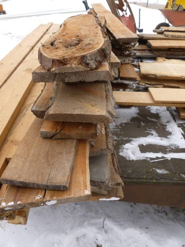lot 23 image: Rough Cut Oak Boards