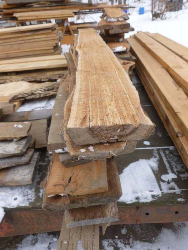 lot 26 image: Rough Cut Oak Boards