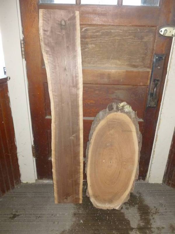 lot 43 image: Rough Cut Black Walnut