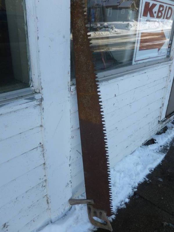 lot 66 image: Vintage Hand Saw