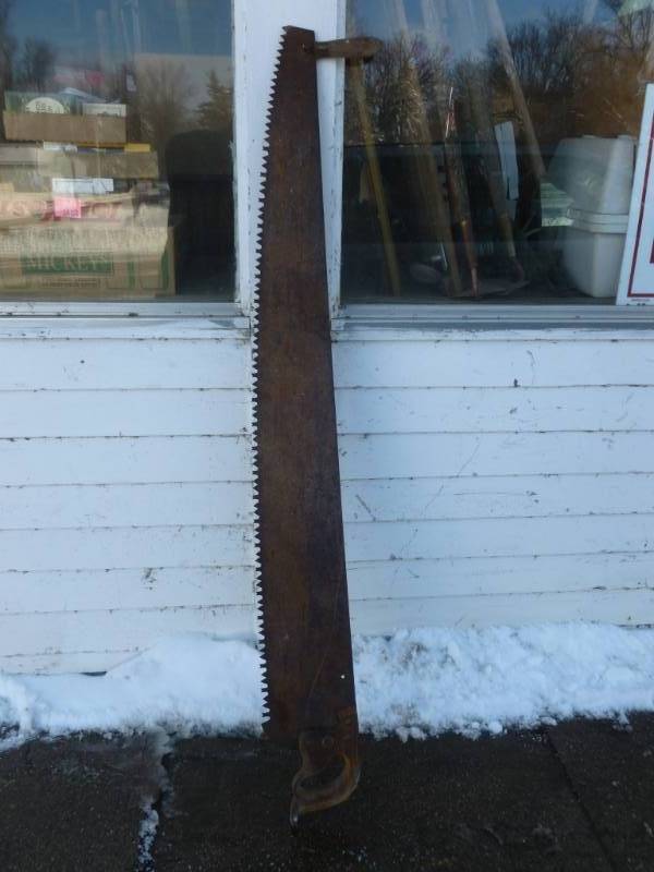 lot 68 image: Vintage Two Man Saw