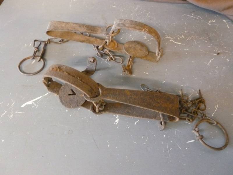 lot 121 image: Vintage Traps