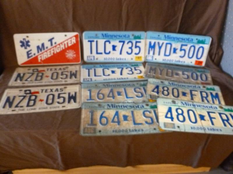 lot 127 image: License Plates