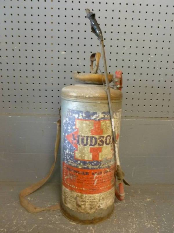 lot 162 image: Vintage Galvanized Steel Sprayer