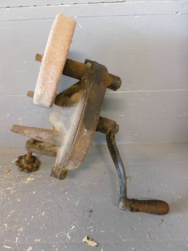 lot 179 image: Antique Grinding Wheel