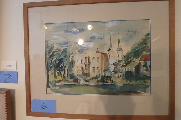 lot 6 image: Henriette De Bold, Mn Artist, Ascension Steeples, Early 20th Century, 29 X 23