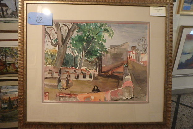 lot 10 image: Jo Lutz Rollins, Mn Artist, The Wash Place, 34 X 29