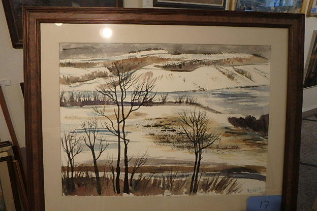 lot 17 image: Syd Fossum, Mn Artist, 1962, 38 X 30