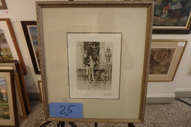 lot 25 image: Hamilton Hamilton, Etching, The Rare Vase, 16 X 18