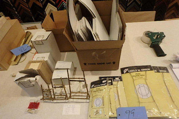 lot 99 image: Large Lot of Picture Hanging Hardware