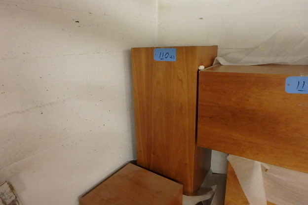 lot 110 image: Cherry Wood Podiums