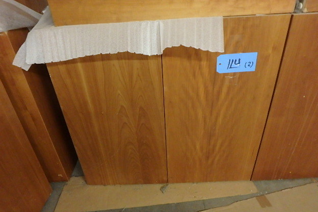 lot 114 image: Cherry Wood Podiums