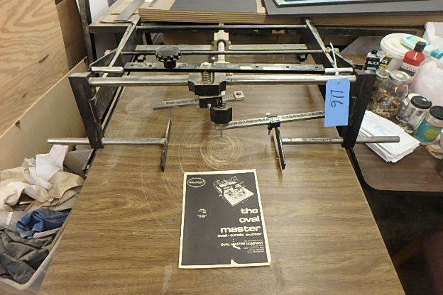 lot 116 image: Oval Mat cutter