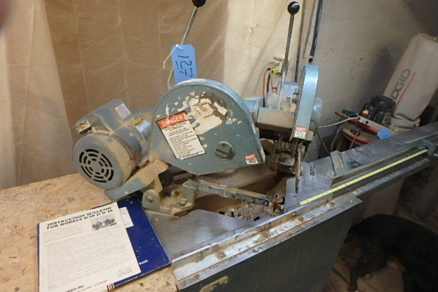 lot 127 image: CTD Chop  saw Machine