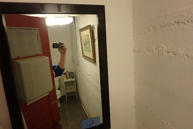 lot 165 image: Black Laquer Mirror