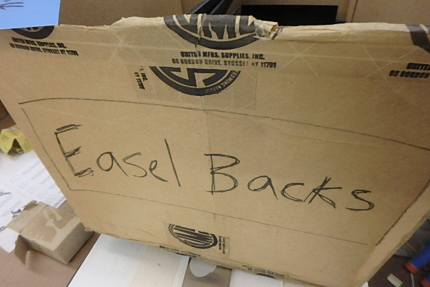 lot 174 image: Box of Easelbacks