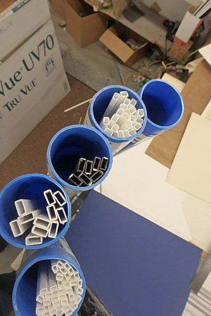 lot 150 image: Tubes of Spacer Material