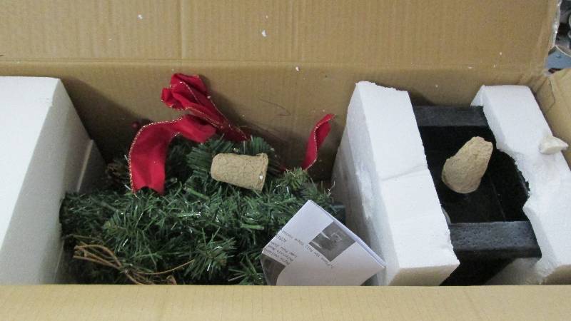 lot 126 image: Prelighted Topiary with Lantern ope...
