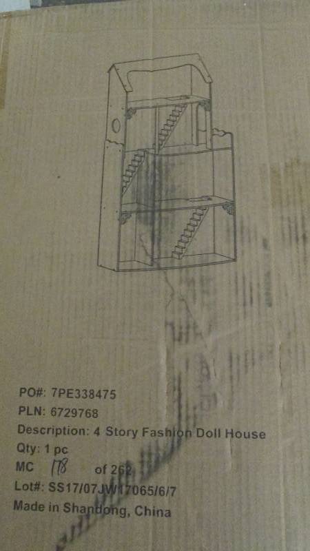 lot 151 image: 4-Story Doll House and Furniture Se...