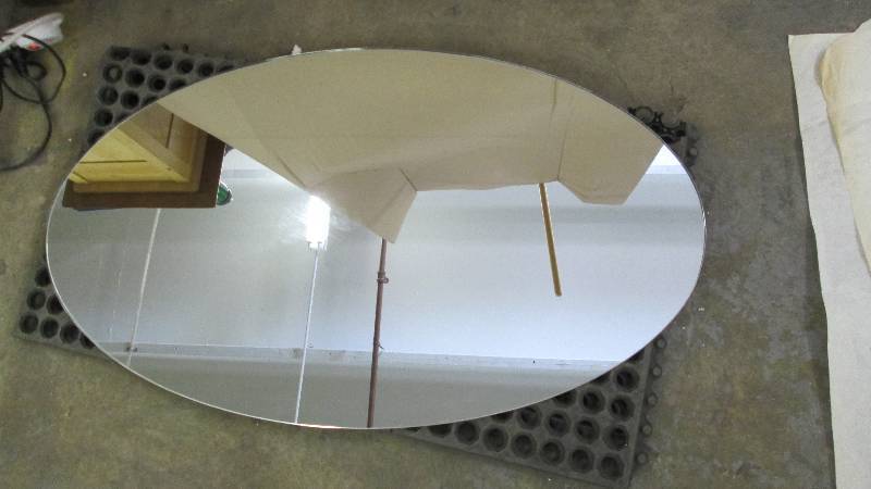 lot 199 image: 38 inch Oval Mirror...